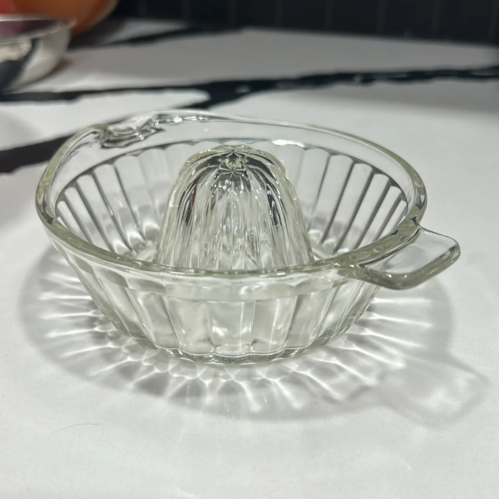 Vintage rare paneled orange juice reamer